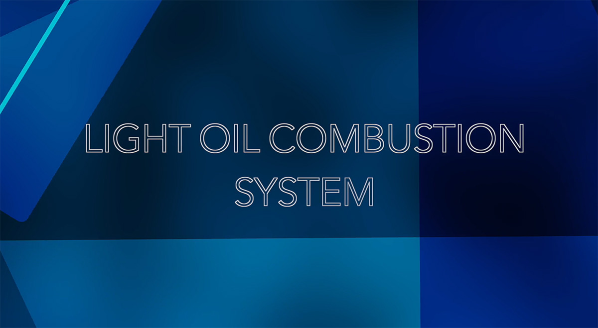 Light oil combustion system