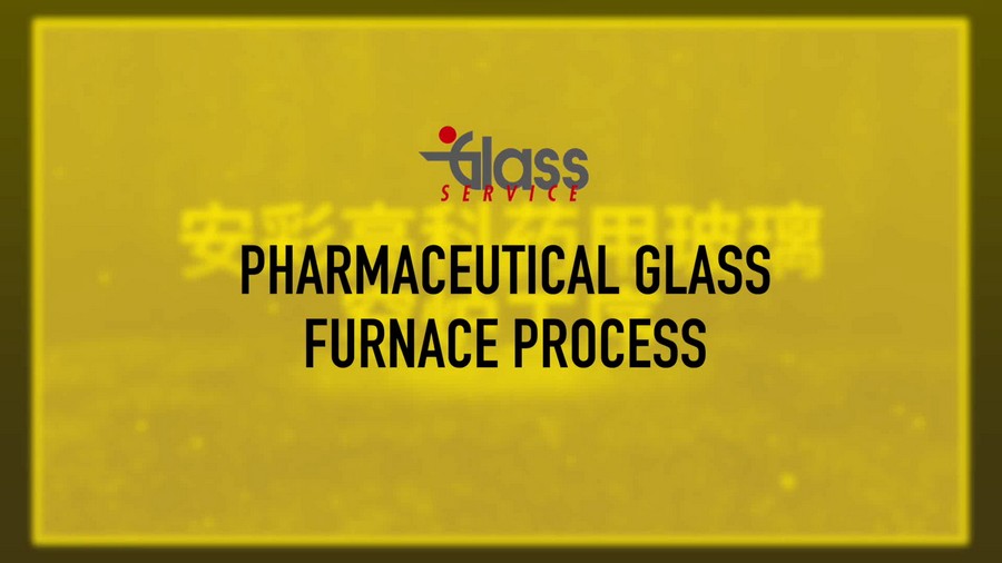 Pharmaceutical glass furnace process