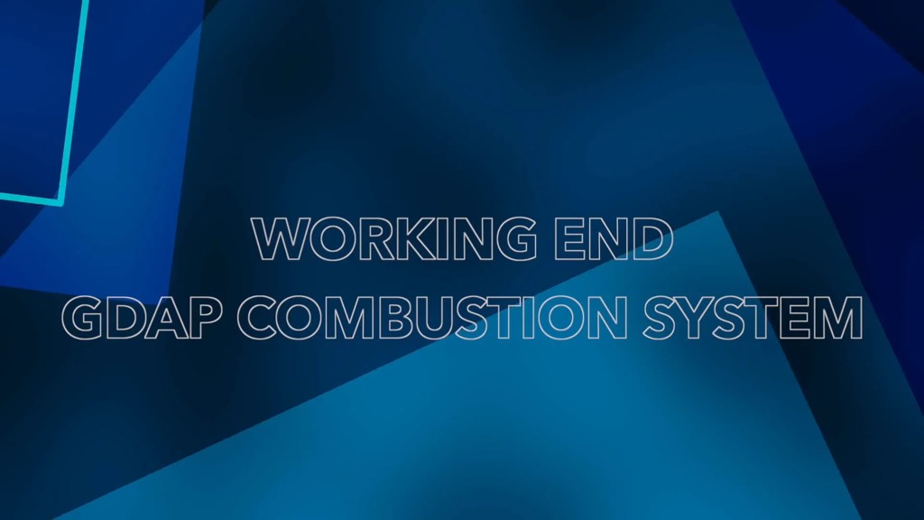 Working end combustion system skid