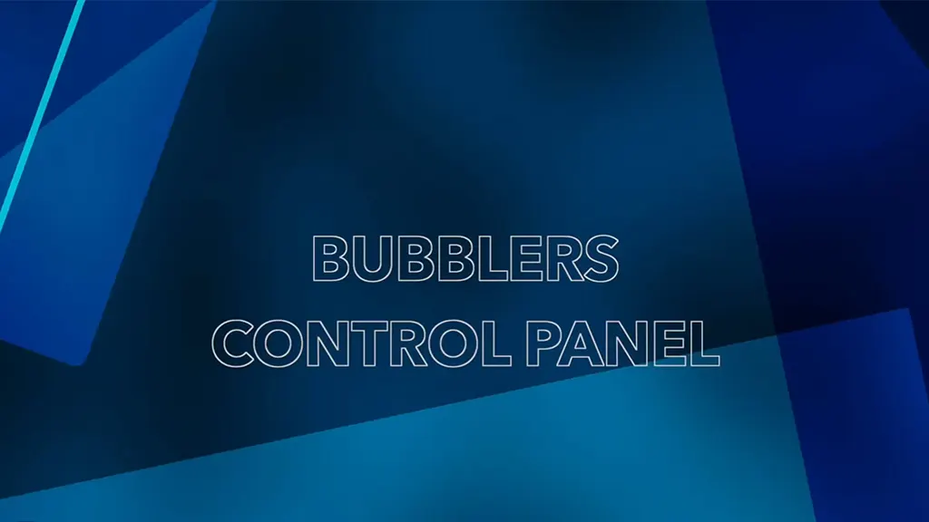 You are currently viewing Bubbler control panel